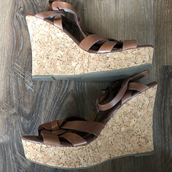 Steve Madden ‘Quinne’ cork wedge - size 10 - Picture 3 of 5